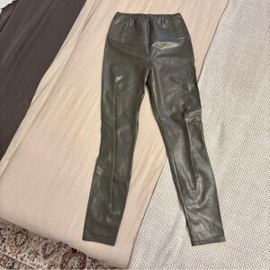 Wilfred Charcoal (Dark Taupe) “Leather” Leggings